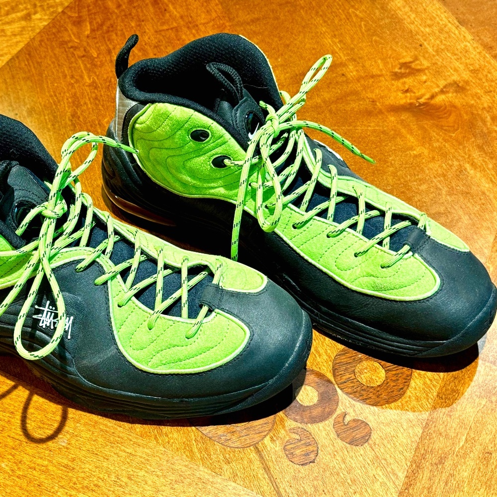 Size 13 - Nike Stussy x Air Penny 2 Vivid Green